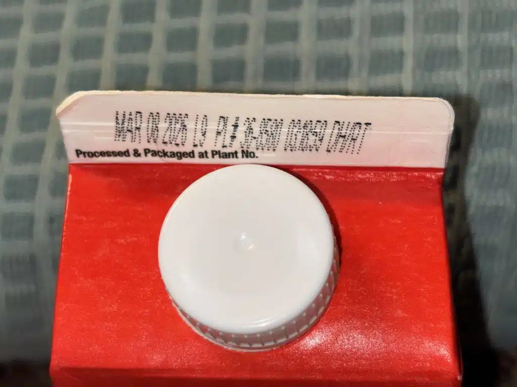 Byrne Dairy Private Label Carton Code 36-8580 Byrne Dairy Private Label Carton Code 36-8580