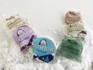 cookiewiches in the snow