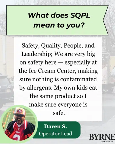 Byrne Dairy Employee Spotlight: Operator Lead Daren