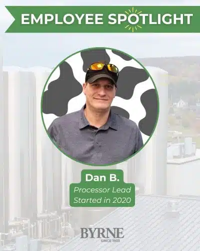 Byrne Dairy Employee Spotlight: Dan B. Processor Lead