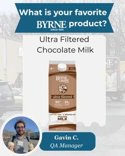 Byrne Dairy Employee Spotlight Quality Assurance Manager, Gavin